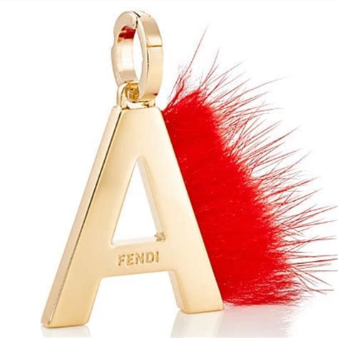 fendi abclick charm|FENDI Mink Fur A ABClick Bag Charm Red .